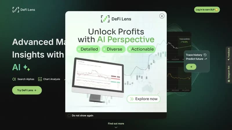 DeFi Lens screenshot