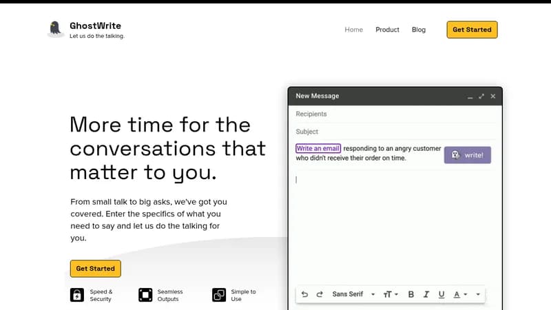 ghostwrite website