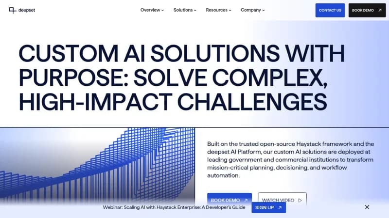 deepset AI Platform screenshot
