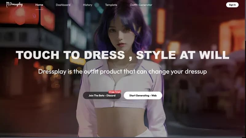 Dressplay.ai screenshot