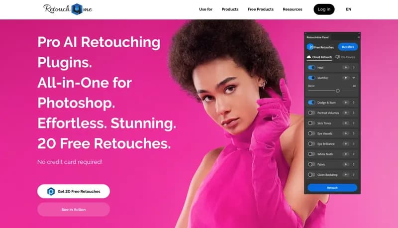 Retouch4me screenshot