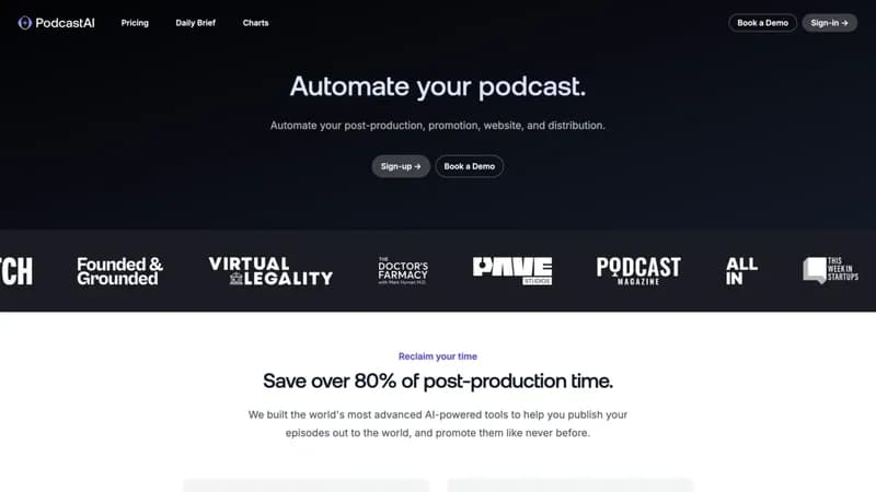 PodcastAI screenshot