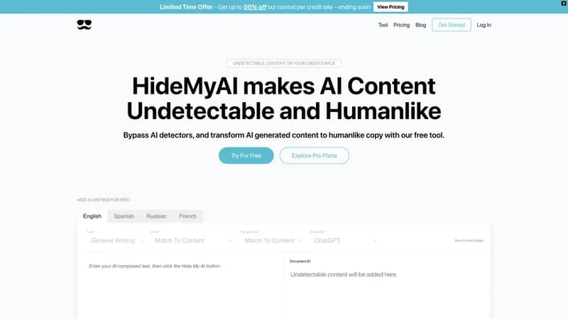 HideMyAI screenshot