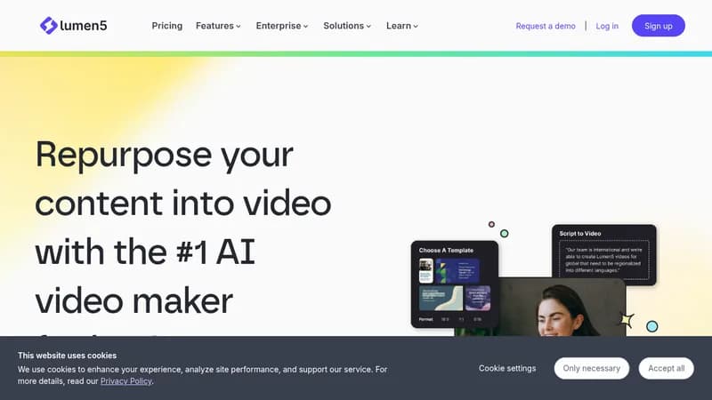 lumen5 website
