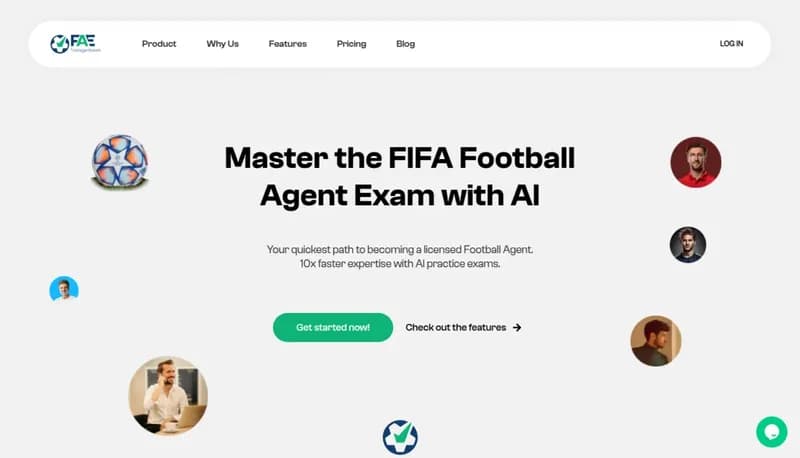 www.footagentexam.com screenshot