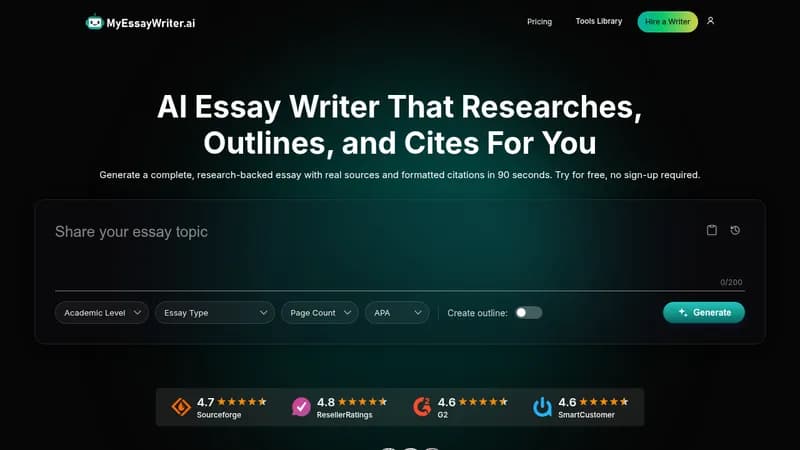 myessaywriter.ai website