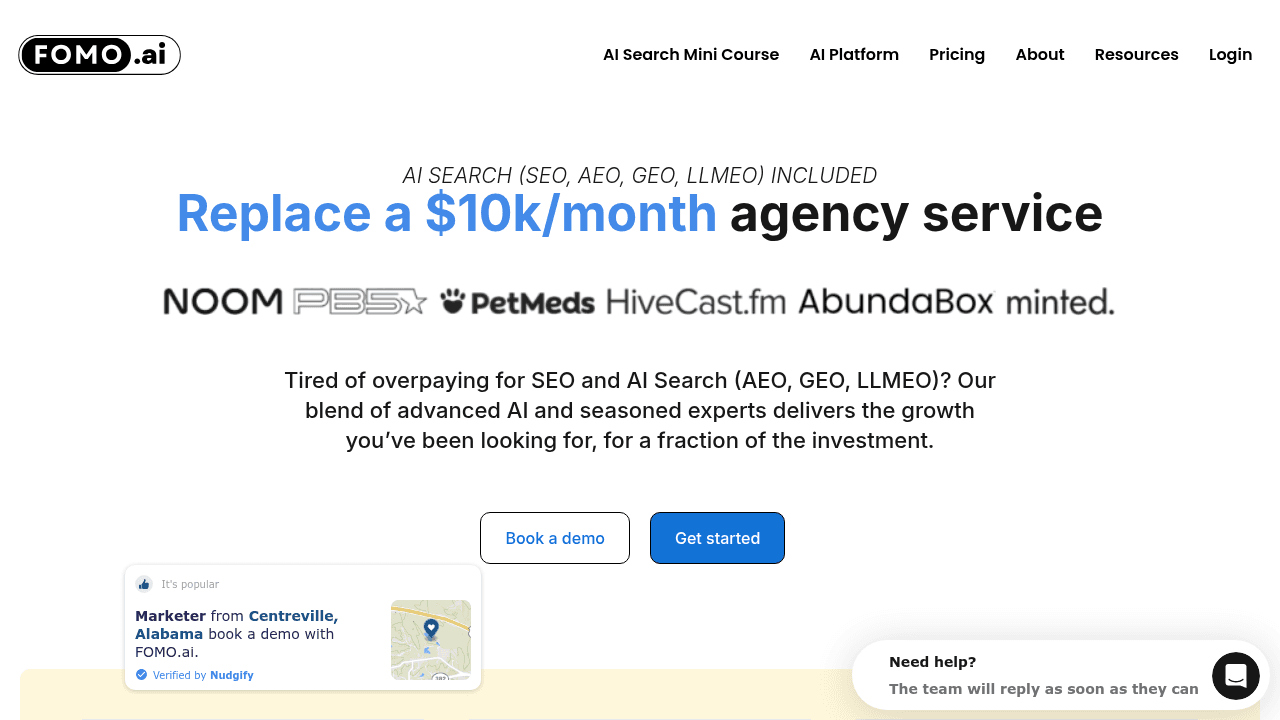 fomo.ai website