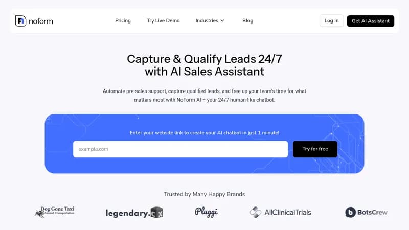noform ai website