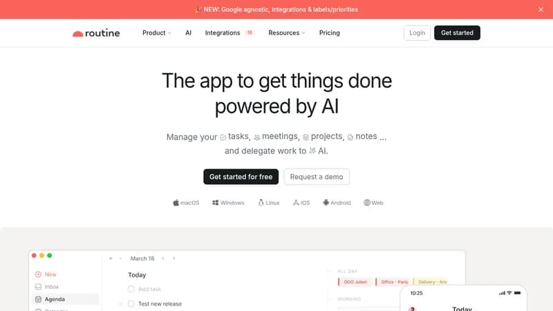 routine website