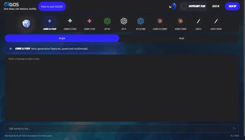 GiGOS screenshot