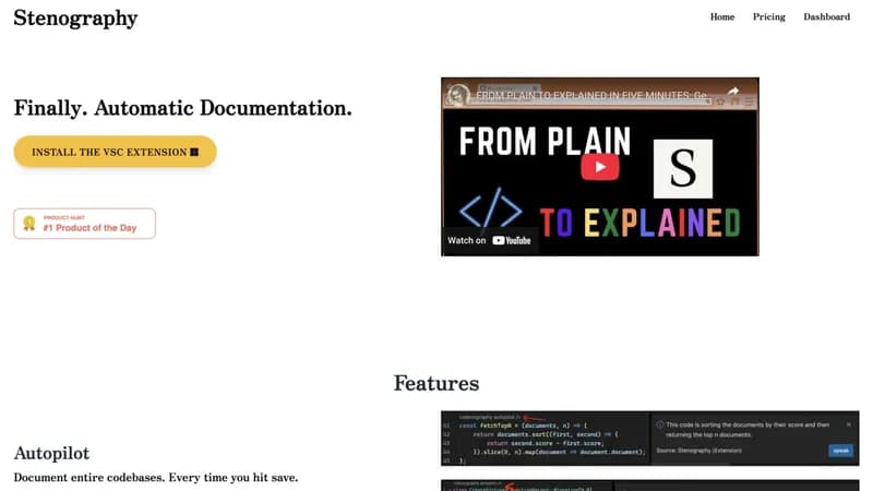 Stenography screenshot