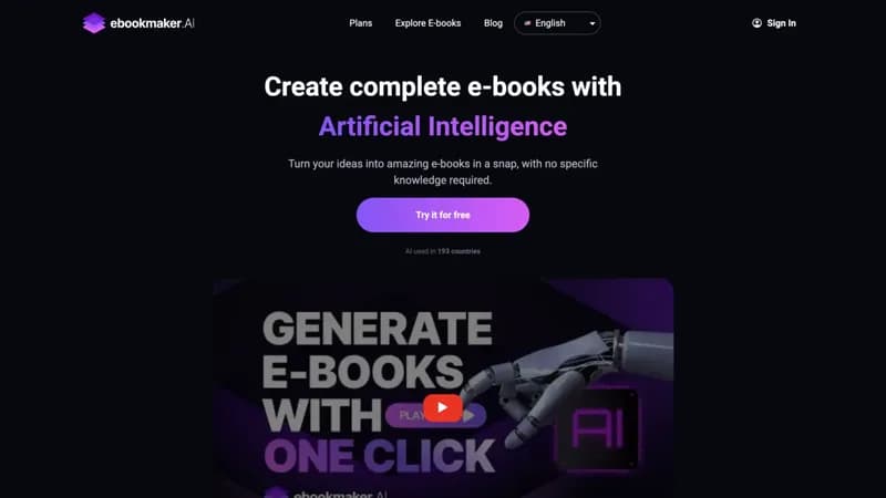 Ebookmaker screenshot