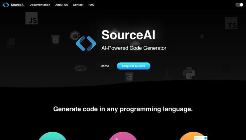 SourceAI screenshot