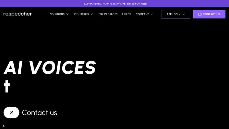 respeecher website