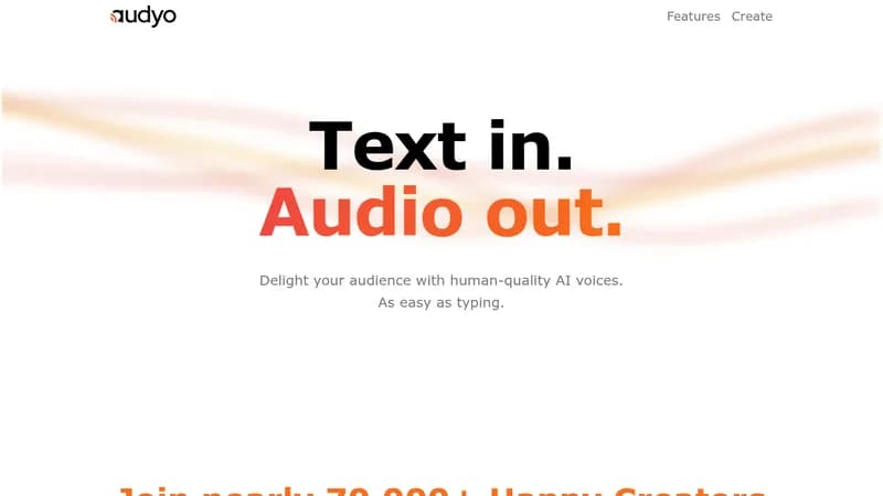 audyo website