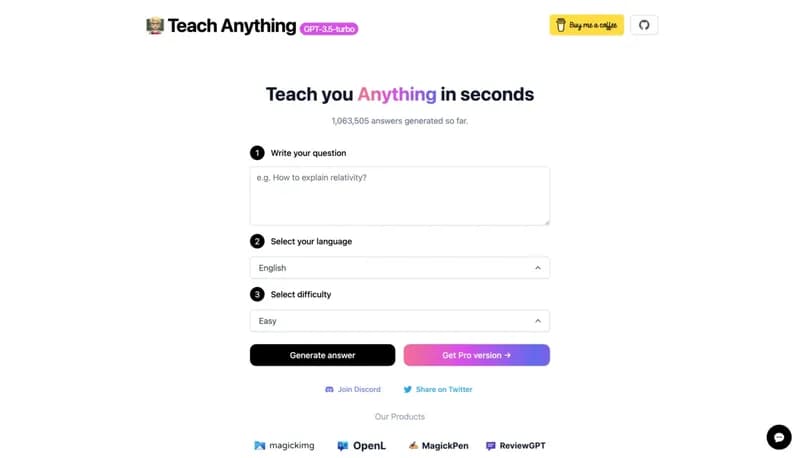 Teach Anything screenshot