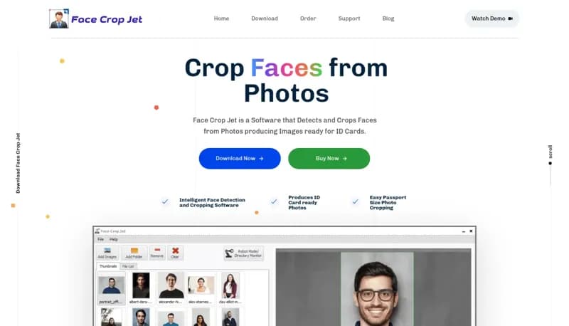 Face Crop Jet screenshot
