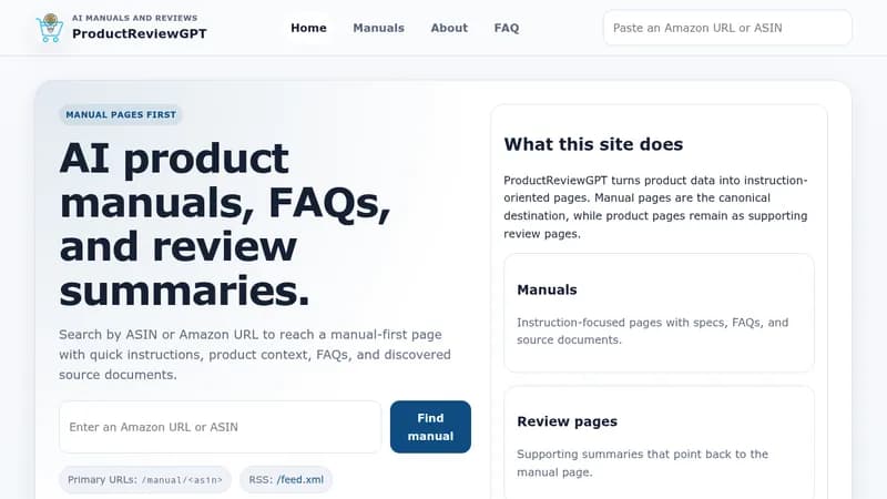 productreviewgpt website