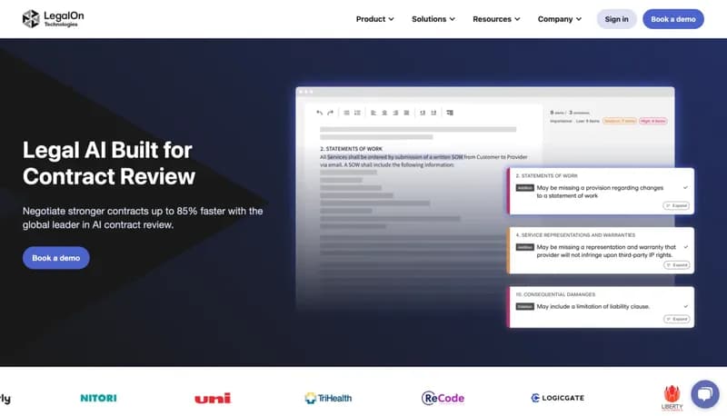 LegalOn screenshot