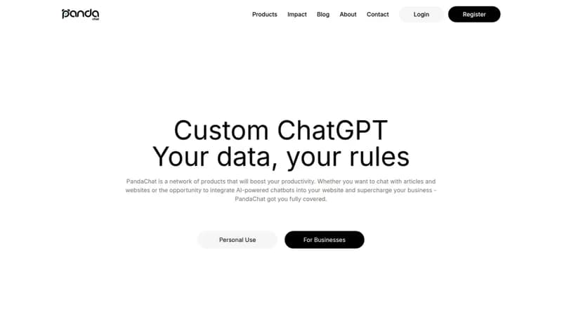 PandaChat screenshot
