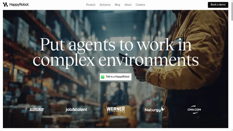 happyrobot website
