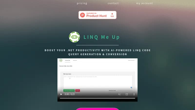 linq me up website
