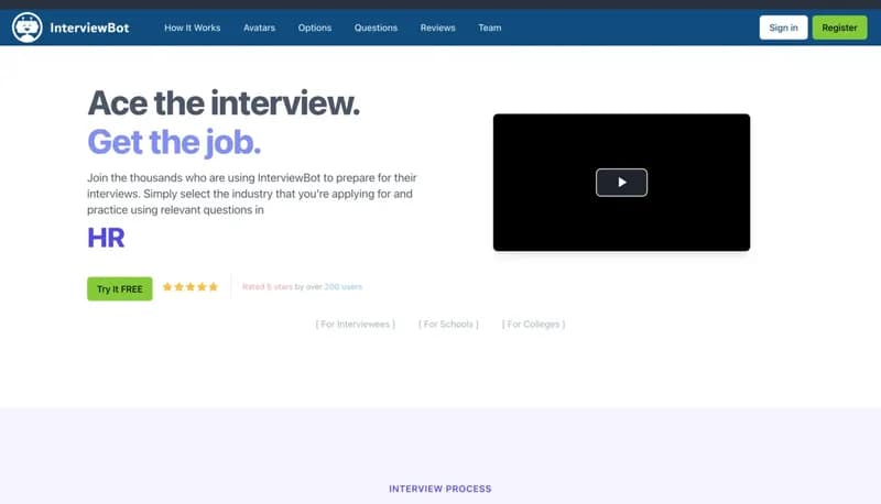 InterviewBot screenshot