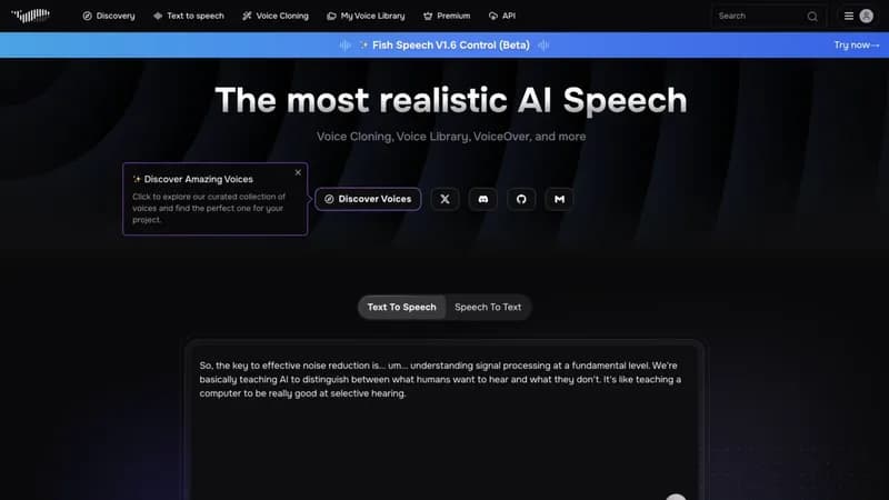 Fish Audio screenshot
