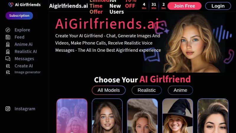 AI Girlfriends screenshot