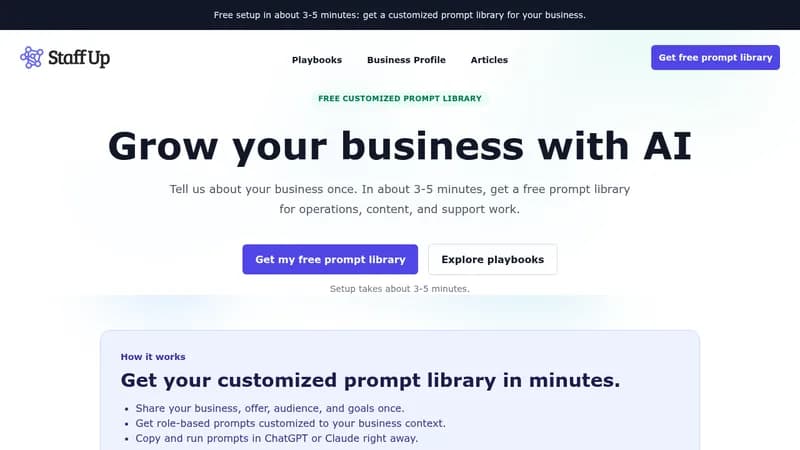 staffup.ai website