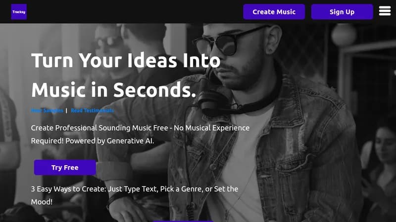 tracksy website