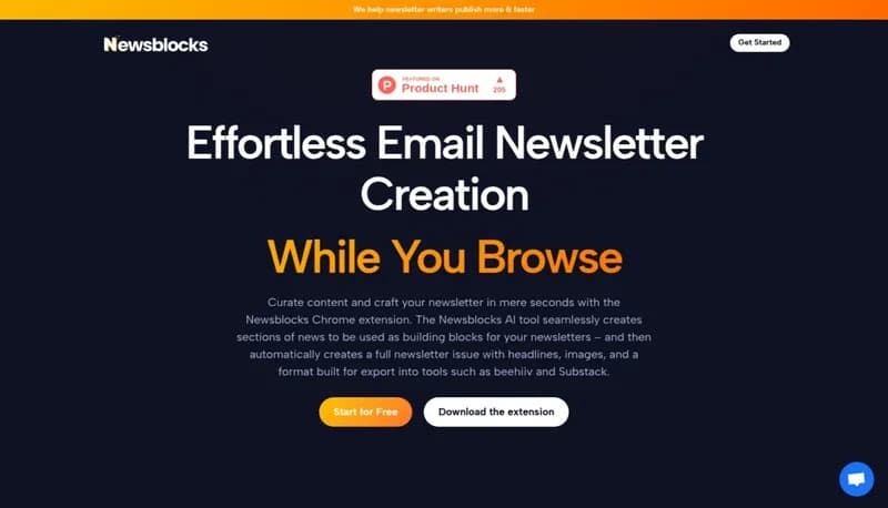 Newsblocks screenshot