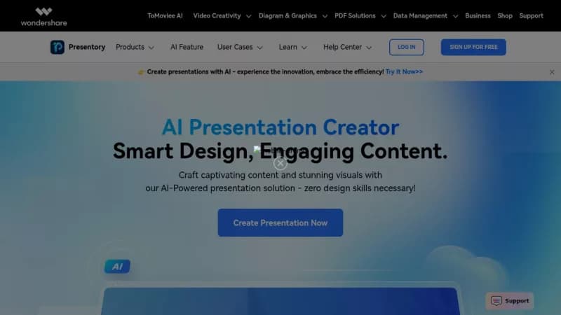 Wondershare Presentory screenshot