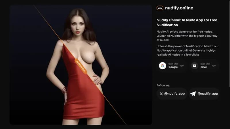 Nudify Online screenshot
