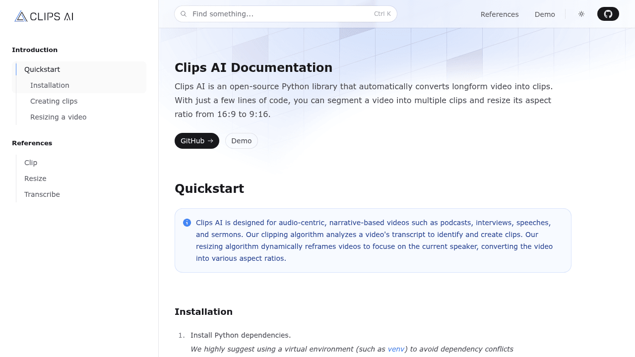 clips ai website