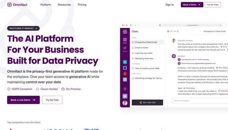 Omnifact screenshot