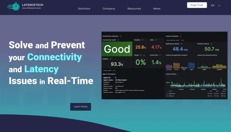 LatenceTech screenshot