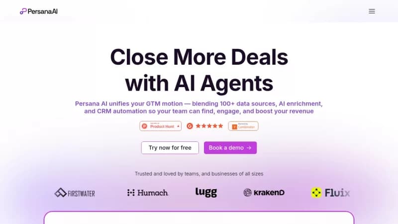 Persana AI screenshot