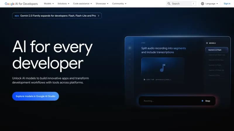 Gemini and Gemma screenshot