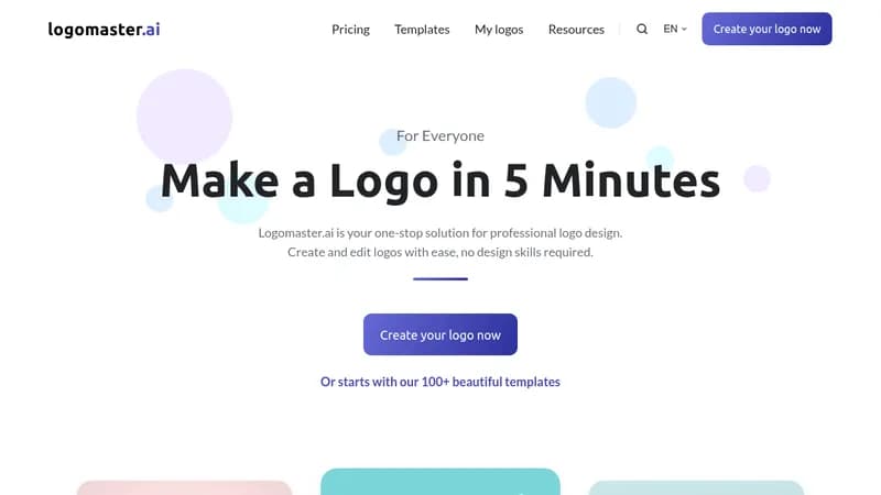 logomaster.ai website
