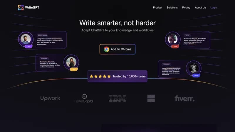 WriteGPT screenshot
