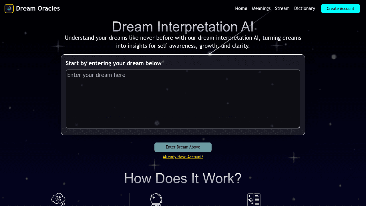 dream oracles website