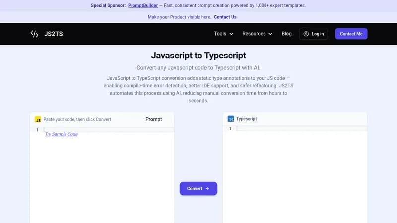 js2ts website