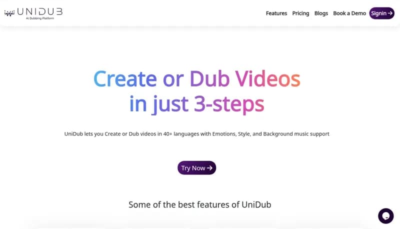 UniDub screenshot