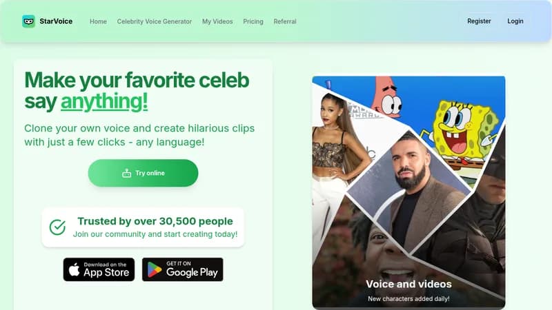 starvoice website