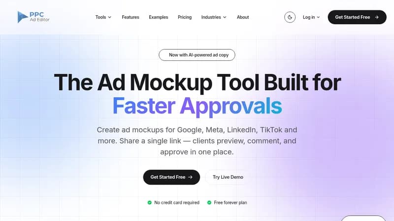 ppc ad editor website