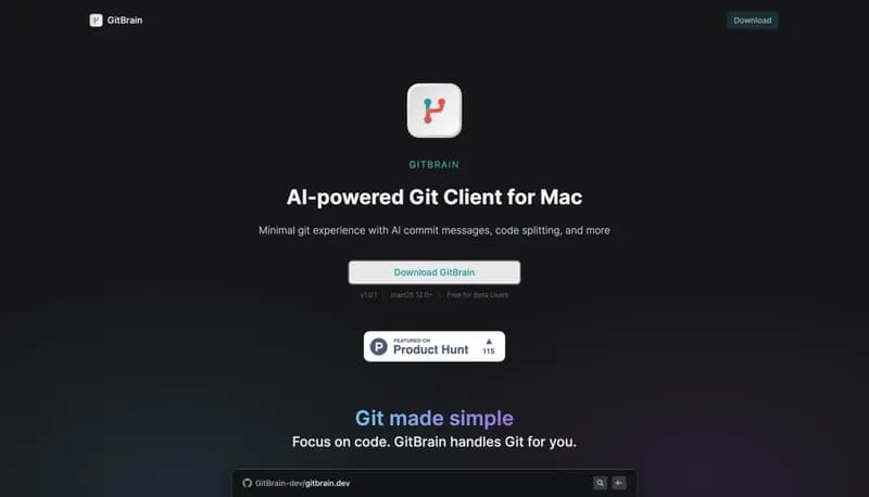 GitBrain screenshot
