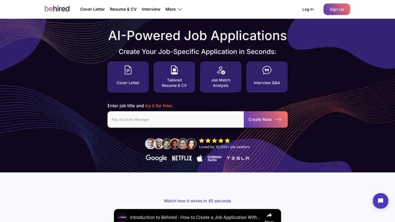 behired.net screenshot