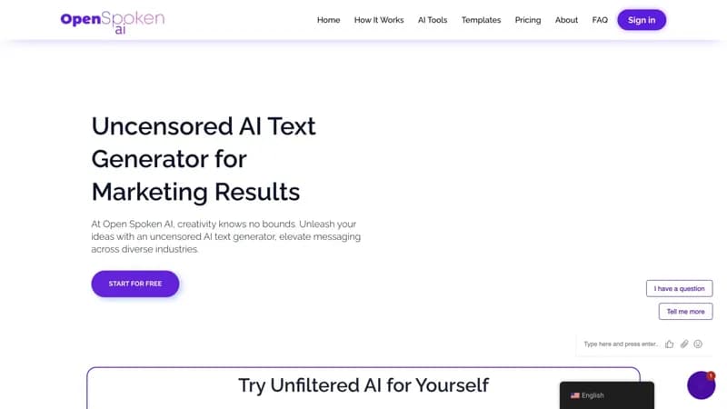 Open Spoken AI screenshot