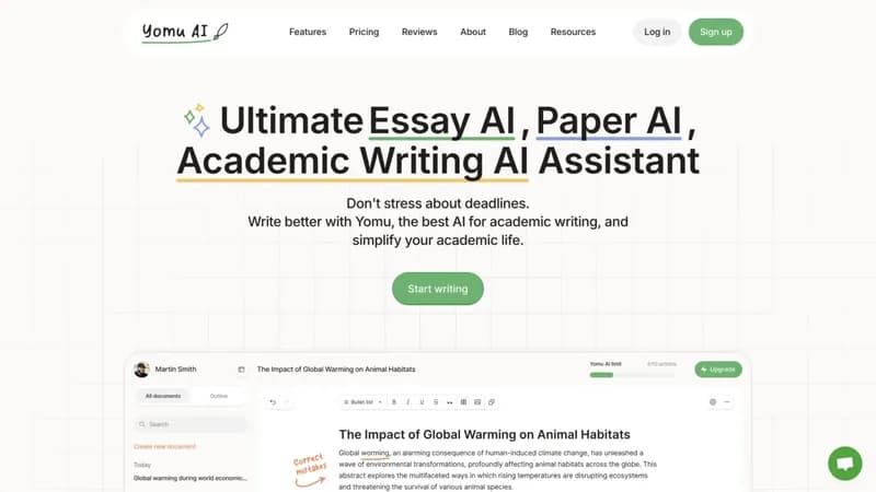 Yomu AI screenshot